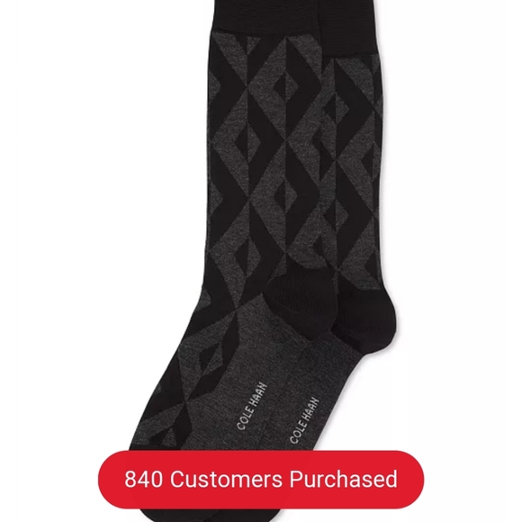 6 pair Cole Haan socks new - Picture 12 of 13